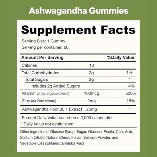 Gomitas Calm Girl de Black Girl Vitamins con Ashwagandha y Zinc, apoyo para el estrés, promueve la relajación, claridad mental, sueño y salud - imagen 5