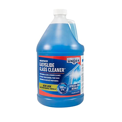 Limpiador de Vidrios Unger Professional EasyGlide Concentrado, 1 Galón, Sin Amoníaco, Rinde 100 Galones, Seguro para Ventanas Tintadas y Espejos - imagen 4