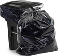 Bolsas de Basura Resistentes Aluf Plastics de 65 Galones Negras 1.5 Mil - 50x 48 - Paquete de 50 - Para Contratistas, Exterior, Construcción y - imagen 1