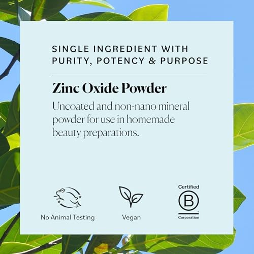 Sky Organics - Polvo de Óxido de Zinc, 16 oz - No Nano y Sin Recubrimiento - Haz Tu Propia Loción, Desodorante, Crema, Jabón - Esenciales DIY - Bolsa - imagen 5