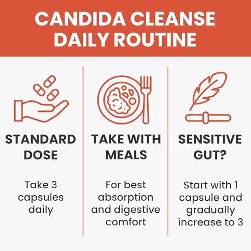 Balance ONE Suplemento de Limpieza y Detoxificación Candida para Hombres y Mujeres – Soporte para Levadura con Ácido Caprílico, Orégano, Berberina y - imagen 5