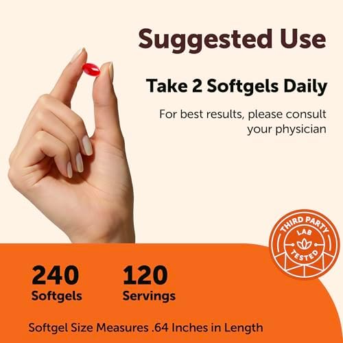 Micro Ingredients CoQ10 200mg por Porción, 240 Softgels | Con Aceite MCT de Coco | Coenzima Q10 (Ubiquinona) | Sin OGM - imagen 4