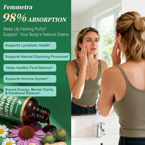 Suplementos Liposomales para Drenaje Linfático con Mezcla Herbal 30 en 1 - Equinácea | Orégano | Cardo Mariano - Gotas Sin Azúcar para el Sistema - imagen 2