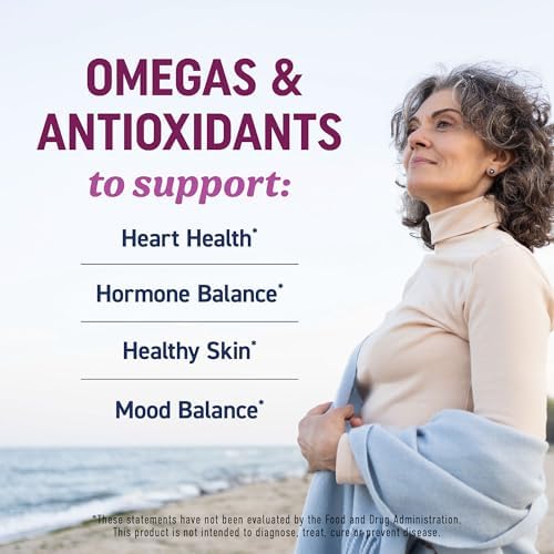 Suplementos de Aceite de Pescado Omega 3 para Mujeres | DHA + EPA | Salud Cardiaca, Equilibrio Hormonal, Piel y Bienestar | 600MG Omega 3 + 800MG - imagen 3