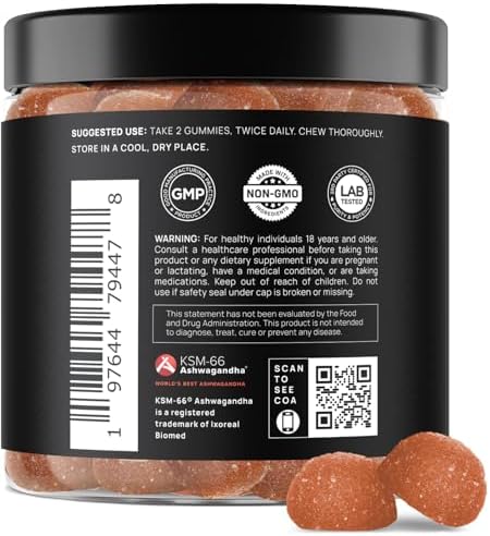 Gomitas de Ashwagandha KSM66® para Mujeres 4,050mg + Raíz de Maca Roja 30x - Potente Aumento de Libido, Ánimo y Testosterona - Acción Rápida - imagen 6