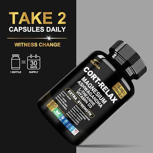 Suplemento DLNIA Super Calm con Magnesio Glicinato, Ashwagandha KSM-66, L-Theanina, Fosfatidilserina, Ginkgo Biloba y Melena de León para Calma, - imagen 7