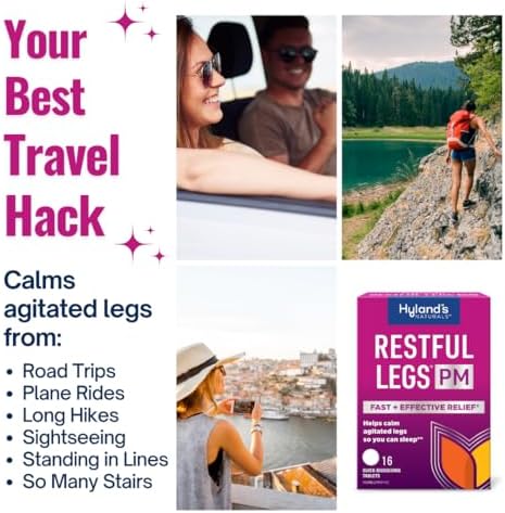 Hyland's Restful Legs PM, Fórmula Nocturna para Calmar Piernas Agitadas, 50 Tabletas de Disolución Rápida (Paquete de 2) - imagen 4