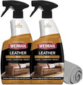 Limpiador y Acondicionador de Cuero Weiman - Limpia, Restaura y Protege el Cuero, Protección UV para Evitar Agrietamiento y Desvanecimiento, 2 - imagen 1