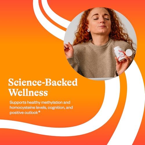 Folinato de Seeking Health - Sin Metilo - Suplemento de Folinato para la Salud Cardiaca - Alternativa Metabólicamente Activa al Folato - 1360 mcg, 60 - imagen 4