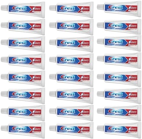Pasta Dental Crest para Caries, Tamaño de Viaje 0.85 oz. (Paquete de 24) - imagen 1