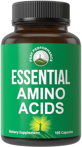 Suplemento de 9 Aminoácidos Esenciales. Cápsulas con 3X Más Leucina para Recuperación y Crecimiento Muscular. EAA Mejor que BCAA para Hombres y - imagen 1