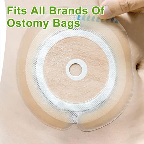 Carbou 20 Piezas de Tiras Elásticas para Barrera de Ostomía - Hidrocoloide Médico Impermeable y Adhesivo para Bolsas de Colostomía - imagen 6