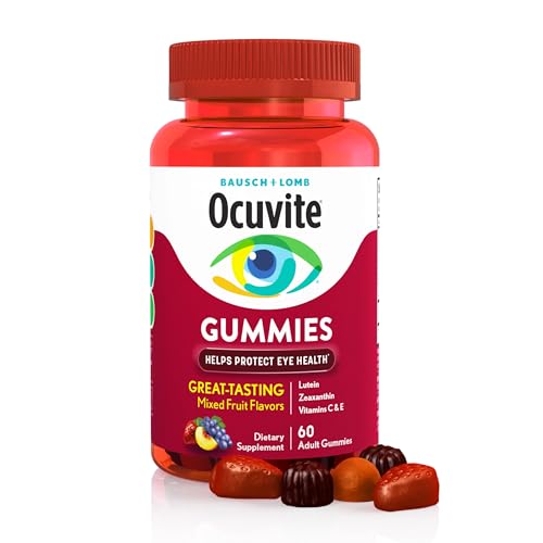 Suplemento de Vitaminas y Minerales para los Ojos Ocuvite, Gummy Multivitamínico para la Vista, Zinc, Vitaminas C y E, Luteína y Zeaxantina, 60 Gomas - imagen 5