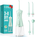 Hilo Dental Portátil COSLUS C30 (FC5360) con 4 Modos, Tanque de 300ML, IPX7 Impermeable, Ideal para Viajes y Uso en Casa - Verde - imagen 1