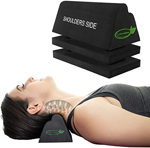 Bloque de Tracción Cervical Lumia Wellness, Firme, Alineación Espinal y del Cuello, Dispositivo de Tracción Cervical y Estirador de Cuello - imagen 1