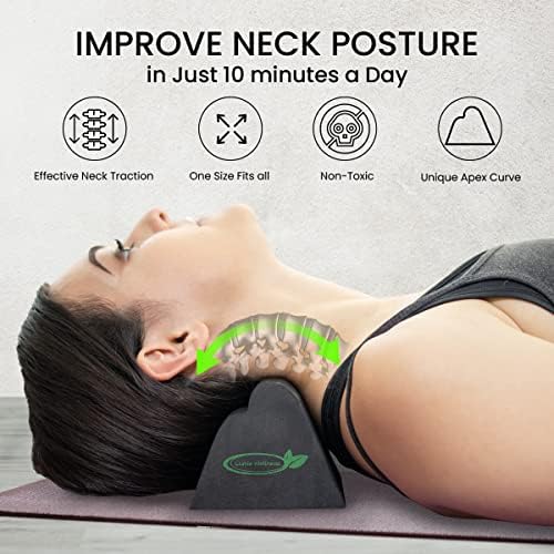 Bloque de Tracción Cervical Lumia Wellness, Firme, Alineación Espinal y del Cuello, Dispositivo de Tracción Cervical y Estirador de Cuello - imagen 2