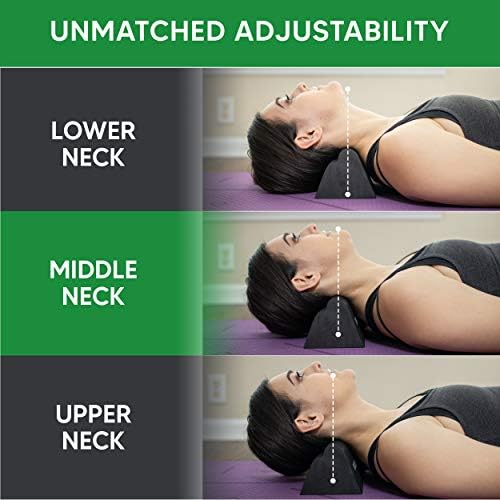 Bloque de Tracción Cervical Lumia Wellness, Firme, Alineación Espinal y del Cuello, Dispositivo de Tracción Cervical y Estirador de Cuello - imagen 4