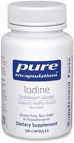 Suplemento de Yodo Pure Encapsulations para Apoyar la Tiroides y Mantener un Metabolismo Celular Saludable - Yoduro de Potasio Premium - 120 Cápsulas - imagen 1