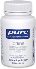 Suplemento de Yodo Pure Encapsulations para Apoyar la Tiroides y Mantener un Metabolismo Celular Saludable - Yoduro de Potasio Premium - 120 Cápsulas - imagen 1