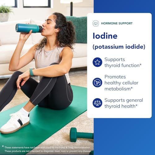 Suplemento de Yodo Pure Encapsulations para Apoyar la Tiroides y Mantener un Metabolismo Celular Saludable - Yoduro de Potasio Premium - 120 Cápsulas - imagen 3