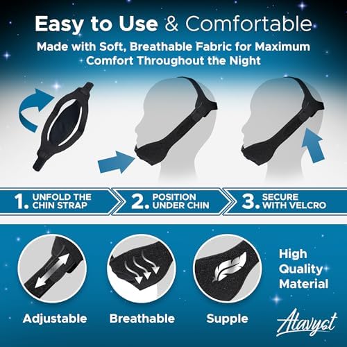 Cinta Antisnores para Hombres y Mujeres - Faja para Dormir CPAP - Solución Efectiva para Ronquidos Excesivos - imagen 6