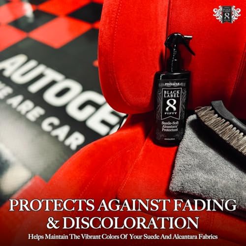 Limpiador Pinnacle Black Label Suede-Soft Alcantara® (8 oz): Cuidado Premium para Micro-Suede y Superficies de Alcantara - Elimina Manchas, Refresca - imagen 6
