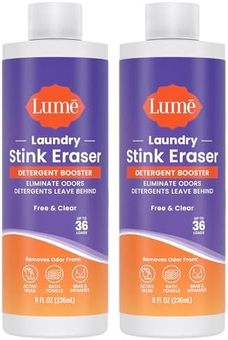 Lume Laundry Stink & Stain Eraser - Potenciador de Detergente y Remojo - Elimina Olores Corporales en Ropa - Mezcla Enzimática - Libre de Fragancia - - imagen 1