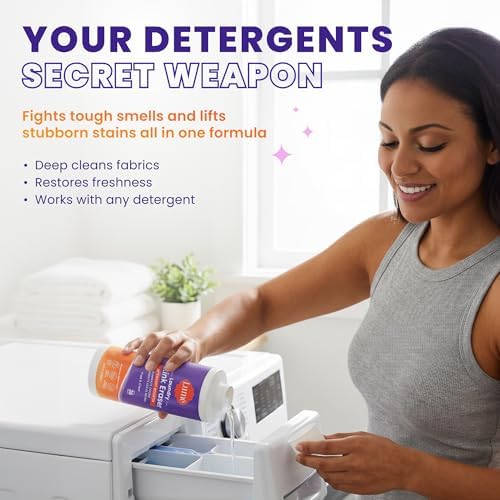 Lume Laundry Stink & Stain Eraser - Potenciador de Detergente y Remojo - Elimina Olores Corporales en Ropa - Mezcla Enzimática - Libre de Fragancia - - imagen 4