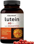 Luteína 40mg + Zeaxantina 1,600mcg, 360 Cápsulas Blandas | Fórmula 4 en 1 con Astaxantina, Omega-3 y Fosfolípidos | Extracto de Flor de Caléndula | - imagen 1