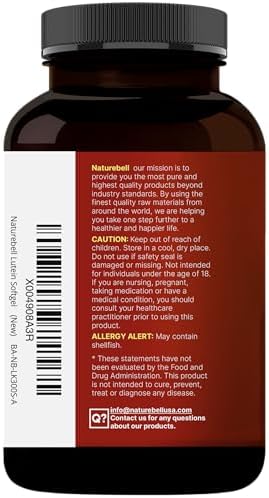 Luteína 40mg + Zeaxantina 1,600mcg, 360 Cápsulas Blandas | Fórmula 4 en 1 con Astaxantina, Omega-3 y Fosfolípidos | Extracto de Flor de Caléndula | - imagen 8