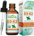 Why Not Vitamina D3 K2 (MK-7) Líquido Orgánico en Gotas, 5000 IU Sublingual con Aceite MCT de Coco, Soporte para Huesos, Corazón e Inmunidad - imagen 1