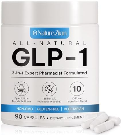 Suplemento para el Control de Peso O NATURE ZIRAN GLP-1 para Mujeres y Hombres, Control de Apetito, Energía y Digestión - Vegano, Sin Gluten, Sin - imagen 1