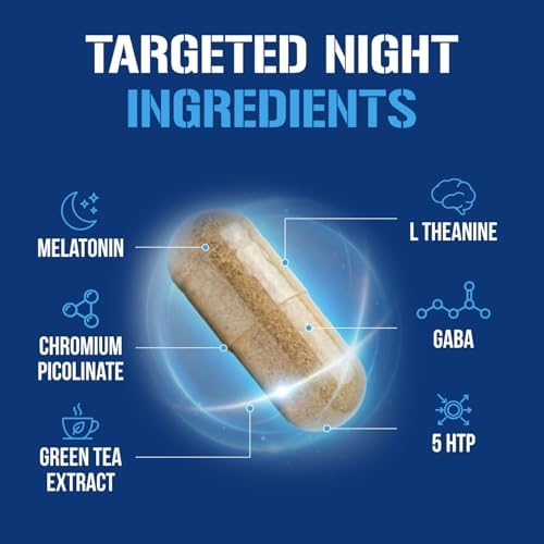 Quema Grasa Nocturna para Pérdida de Peso - Suplemento para Hombres y Mujeres con Té Verde y Extracto de Frijol Blanco - Potenciador del Metabolismo - imagen 7