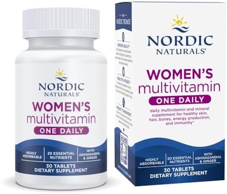 Multivitamínico Diario para Mujeres Nordic Naturals - Apoyo a Piel, Cabello, Energía y Huesos - Suplemento Inmunológico - 30 Tabletas - imagen 1