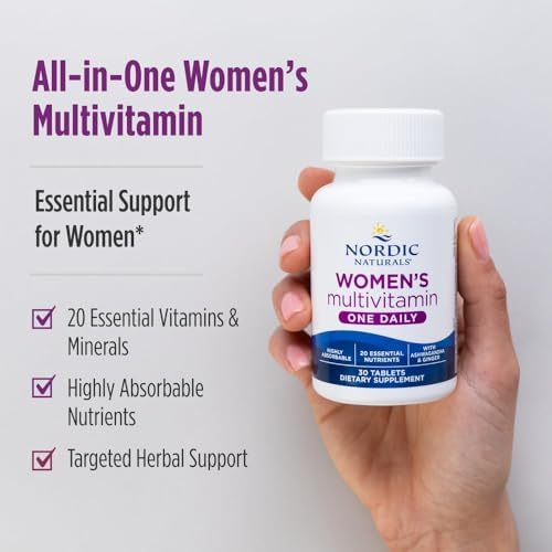 Multivitamínico Diario para Mujeres Nordic Naturals - Apoyo a Piel, Cabello, Energía y Huesos - Suplemento Inmunológico - 30 Tabletas - imagen 3