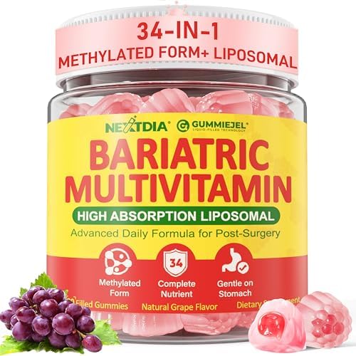 Gomitas Multivitamínicas Bariátricas Methyladas Liposomales con Hierro para Hombres y Mujeres, Alta Absorción, CoQ10, Probióticos y Enzimas - imagen 1