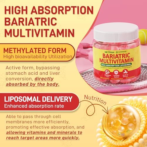 Gomitas Multivitamínicas Bariátricas Methyladas Liposomales con Hierro para Hombres y Mujeres, Alta Absorción, CoQ10, Probióticos y Enzimas - imagen 4