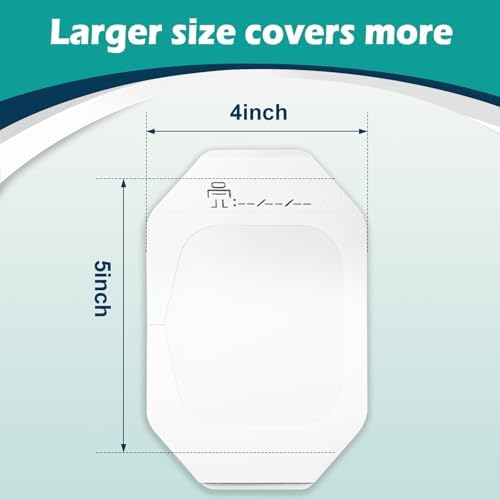 100 Paquetes de Vendajes Transparentes 4 x 4.75 - Apósitos Impermeables para Natación, Ducha, Heridas, Cuidado Postquirúrgico, Tatuajes y Terapia de - imagen 2