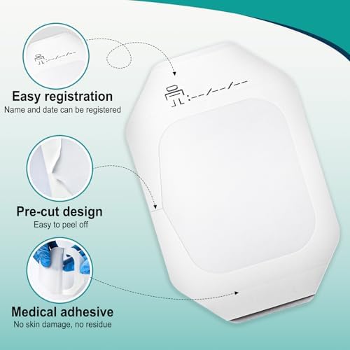 100 Paquetes de Vendajes Transparentes 4 x 4.75 - Apósitos Impermeables para Natación, Ducha, Heridas, Cuidado Postquirúrgico, Tatuajes y Terapia de - imagen 3