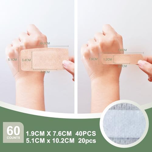 Curitas de Silicón Hysimedy para Piel Sensible y Frágil, 60 Piezas, Flexibles, Sin Látex, Hipoalergénicas, Paquete Variado, Retiro Sin Dolor para - imagen 2