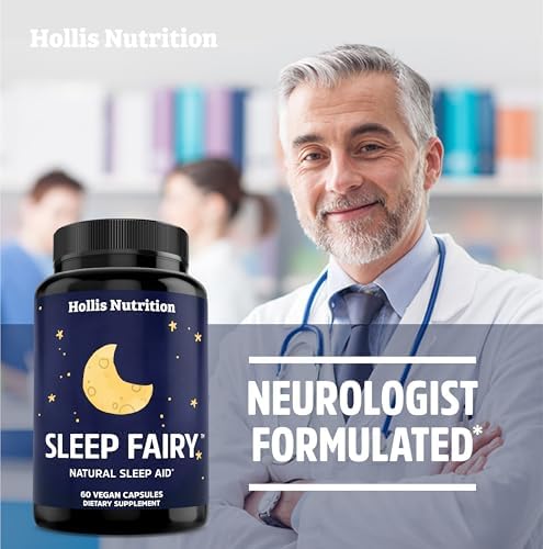 SLEEP FAIRY Suplemento Natural para Dormir | 500mg de Glicinato de Magnesio, 10mg de Melatonina, L-Teanina, B6, 5-HTP, GABA, Raíz de Valeriana y - imagen 4