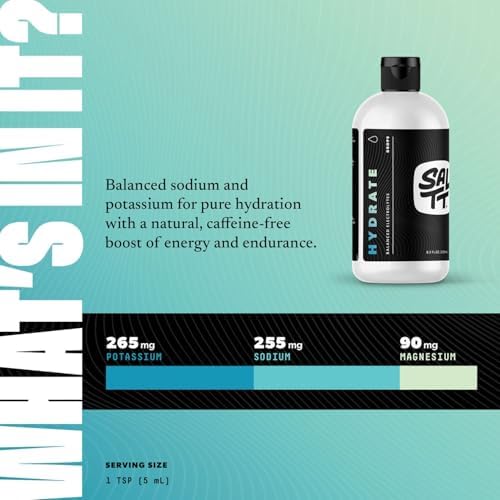SALTT - Hidratación (8.3 oz) - Gotas de Electrolitos - Aumento de Energía - Sodio, Potasio, Magnesio, Zinc, Cobre - Sin Sabor - Ultra Bajo en - imagen 2