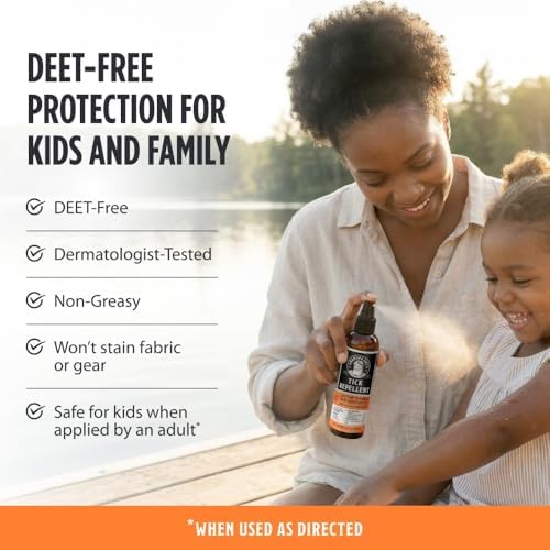 Repelente Natural de Garrapatas y Mosquitos Grandpa Gus's, Sin DEET, a Base de Plantas, Efectivo hasta 8 Horas, Seguro para Niños, Paquete de 2 de 4 - imagen 6