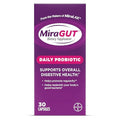 MiraGUT Probiótico Diario, de los Creadores de MiraLAX, Suplemento Gluten-Free para la Salud Digestiva, 30 Cápsulas para Hombres y Mujeres - imagen 1