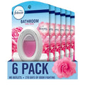 Ambientador Febreze para Baño, Alternativa de Enchufe Antiodor, Uso en Hogar, Baño y Cocina, Aroma Downy Fresh de Abril, Paquete de 6 - imagen 1
