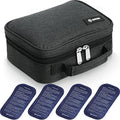 AUVON Estuche Portátil para Insulina con 4 Paquetes de Hielo de 160g, Aprobado por TSA, Ideal para 8 Plumas de Insulina y Suministros Diabéticos - imagen 1