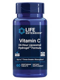 Life Extension Vitamina C Fórmula Hidrogel Liposomal™ 24 Horas, Absorción Superior, Gluten-Free, No GMO, Vegetariano, 60 Tabletas - imagen 1