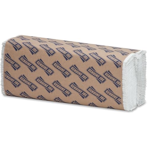 Toallas de papel C-Fold Genuine Joe, 1 capa, 10 x 13, 2400 hojas/paquete, 12 unidades - imagen 3