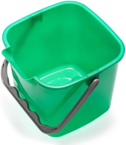 Cubetas Sanitizantes Peohud 4 Piezas, Cubetas de Limpieza de 3 Cuartos, Cubo Cuadrado con Pico y Asa, Cubeta Plástica para Hogar, Cocina, Escuela y - imagen 5