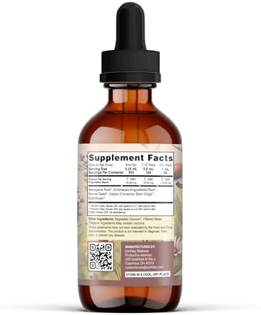 Earthley Wellness Feel Better Fast, Alivio Natural para Malestares Menores, Equinácea, Suministro para 3 Meses (1.69oz Vidrio, 1,000 Gotas), - imagen 2